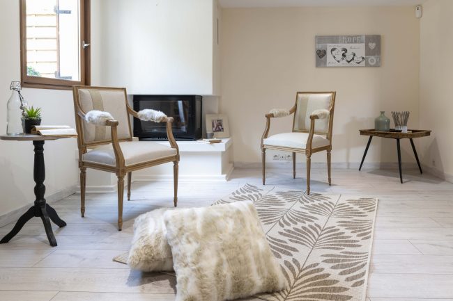 Home staging Viry Châtillon coin cheminée après par HSIDF
