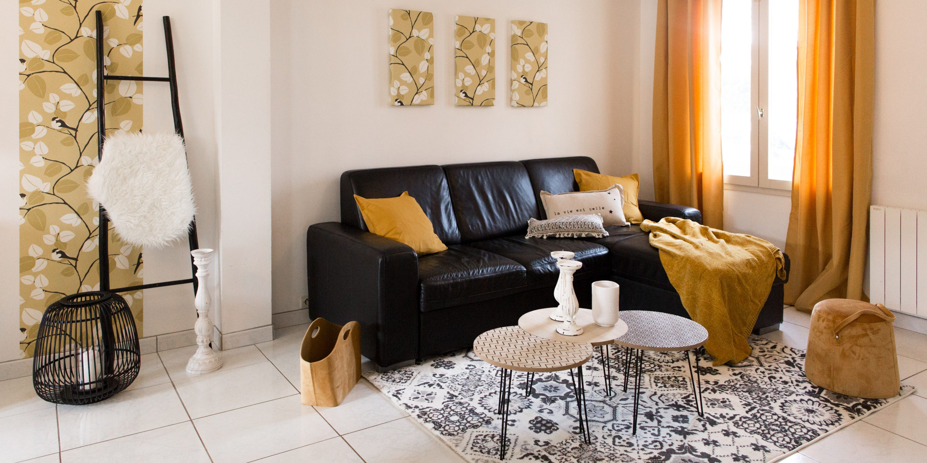 Salon Maison Mennecy Après par HOMESTAGING ILE DE FRANCE