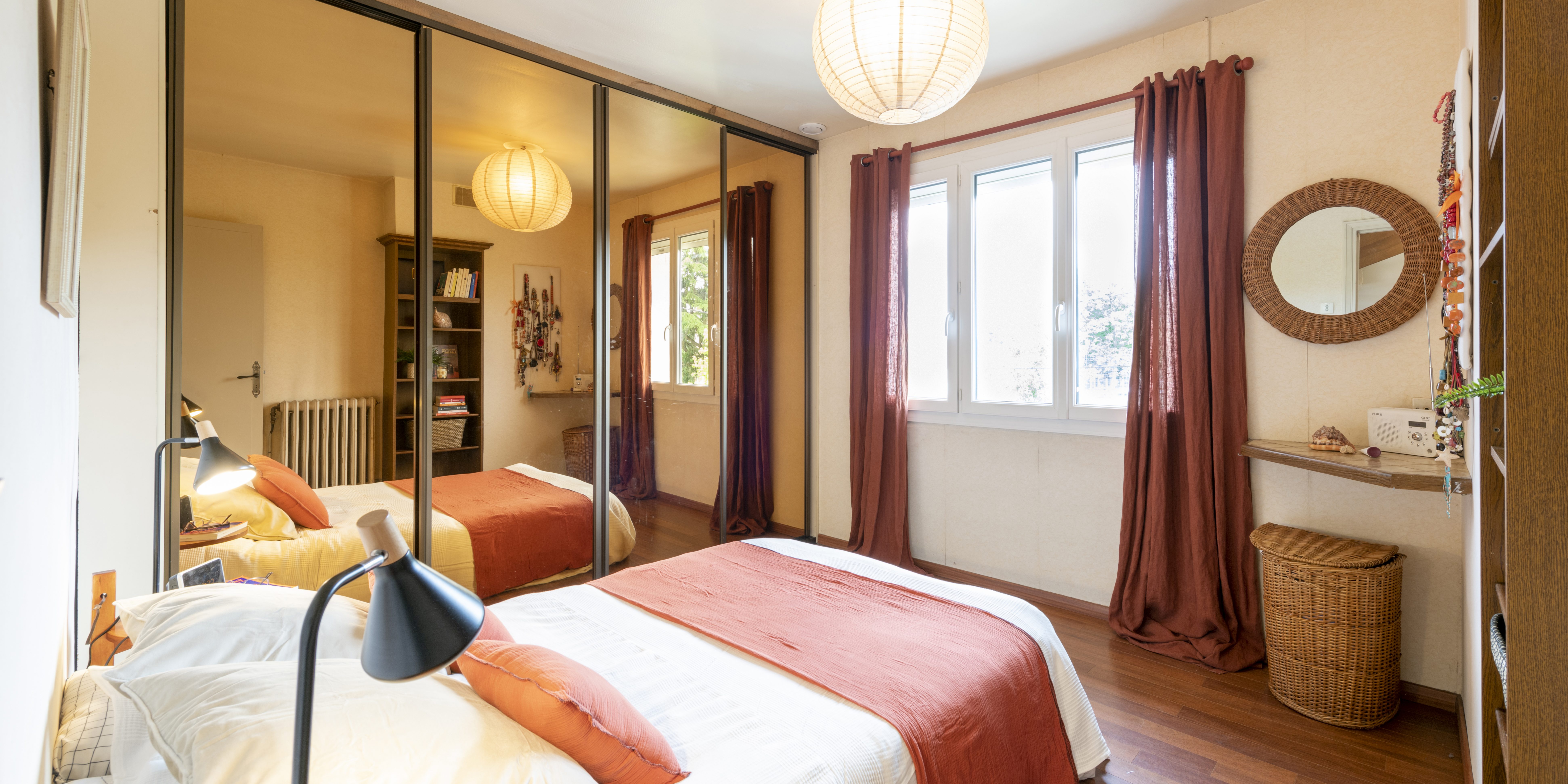 Chambre maison meublée Morsang sur orge après HOME STAGING par HOMESTAGING ILE DE FRANCE