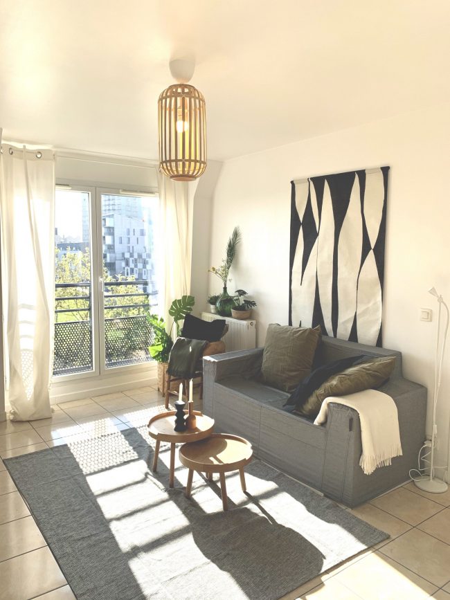 Salon 2 après par réseau HOMESTAGING DECO FRANCE