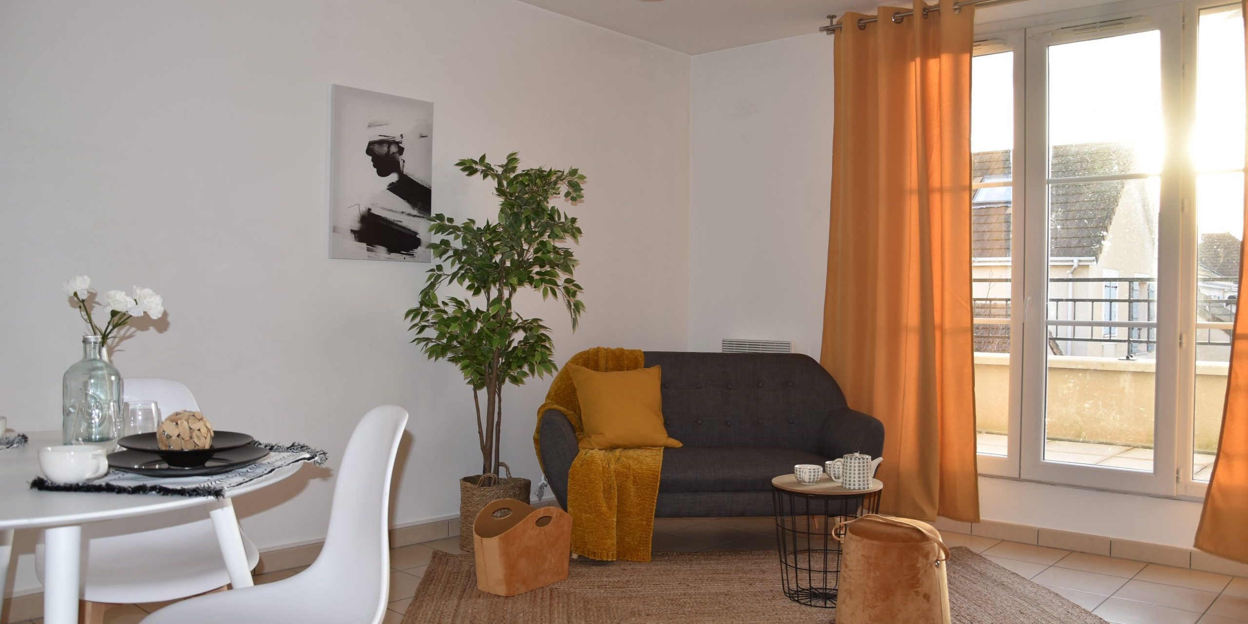Appartement LISSES Séjour 2 Après par Réseau HOMESTAGING DECO FRANCE