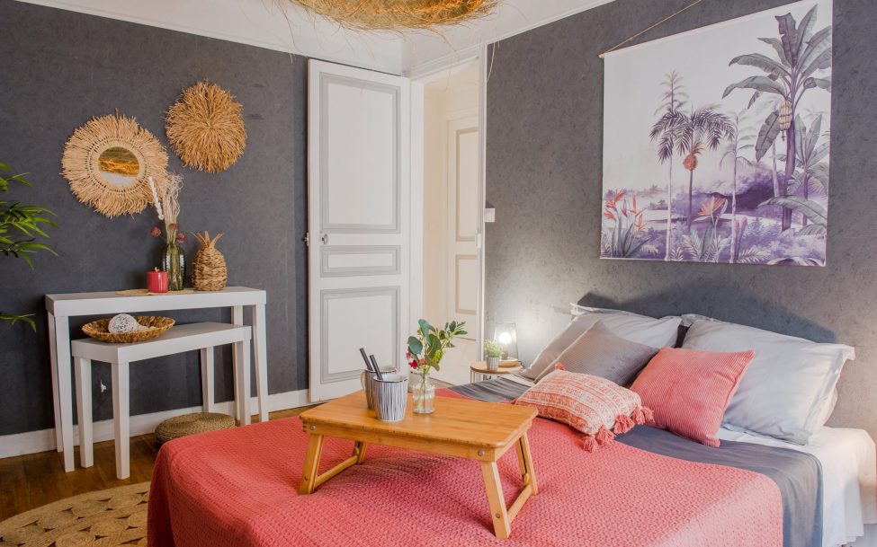 chambre parentale ARPAJON après réseau HOMESTAGING DECO FRANCE