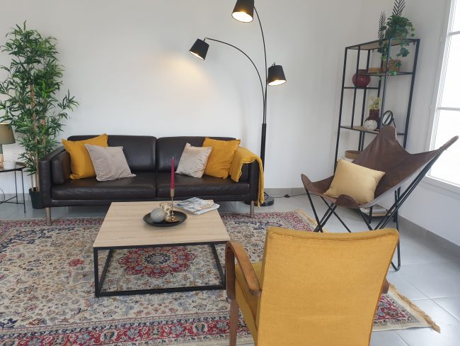 Salon après par le réseau HOMESTAGING DECO FRANCE