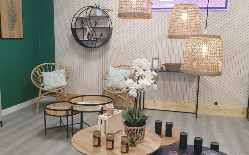 Déco boutique CBD Market SGDB par réseau HOMESTAGING DECO FRANCE