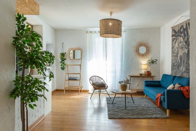 Séjour 2 LA VILLE DU BOIS Après réseau HOMESTAGING DECO FRANCE