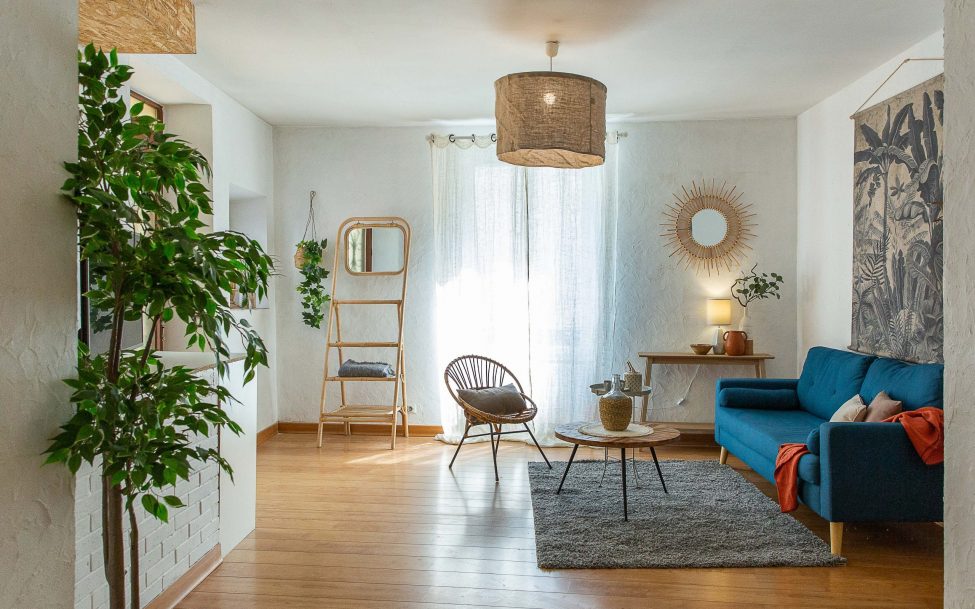 Séjour 2 LA VILLE DU BOIS Après réseau HOMESTAGING DECO FRANCE