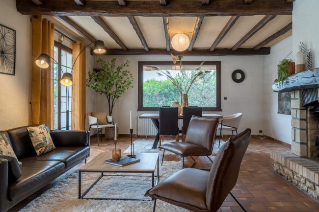 Séjour face après Leudeville réseau HOMESTAGING DECO FRANCE