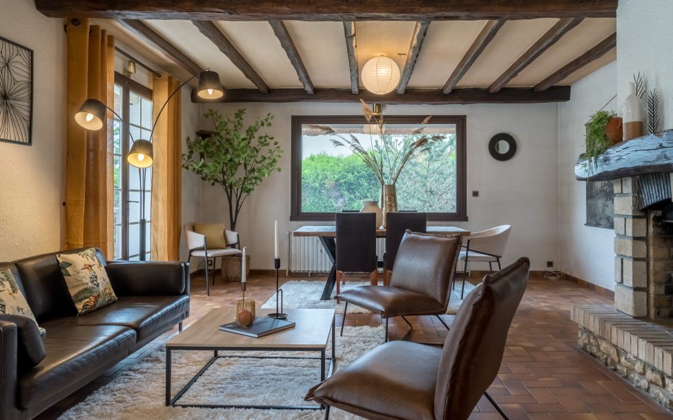 Séjour face après Leudeville réseau HOMESTAGING DECO FRANCE