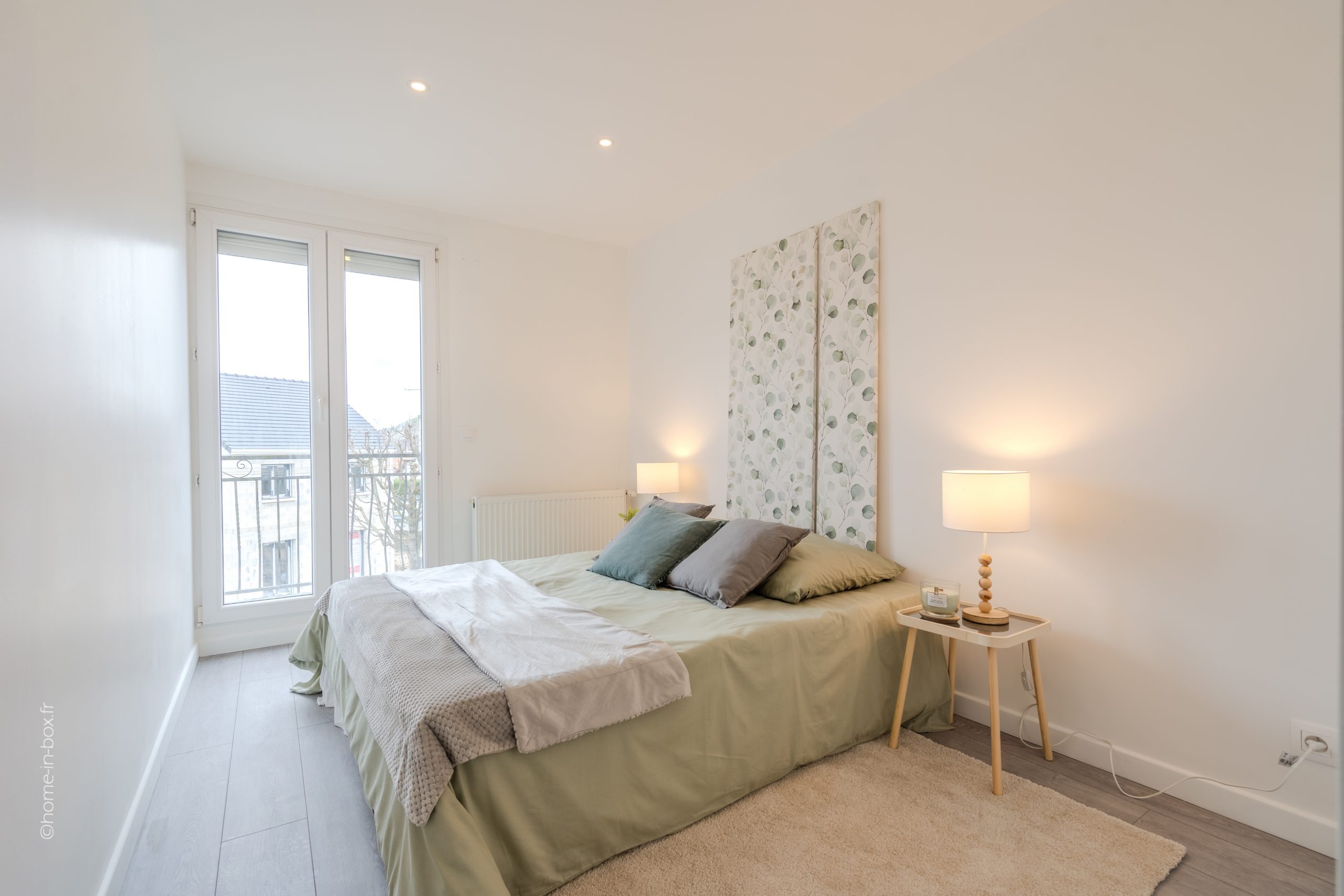 Chambre parentale Morsang 1er étage après HOMESTAGING DECO FRANCE
