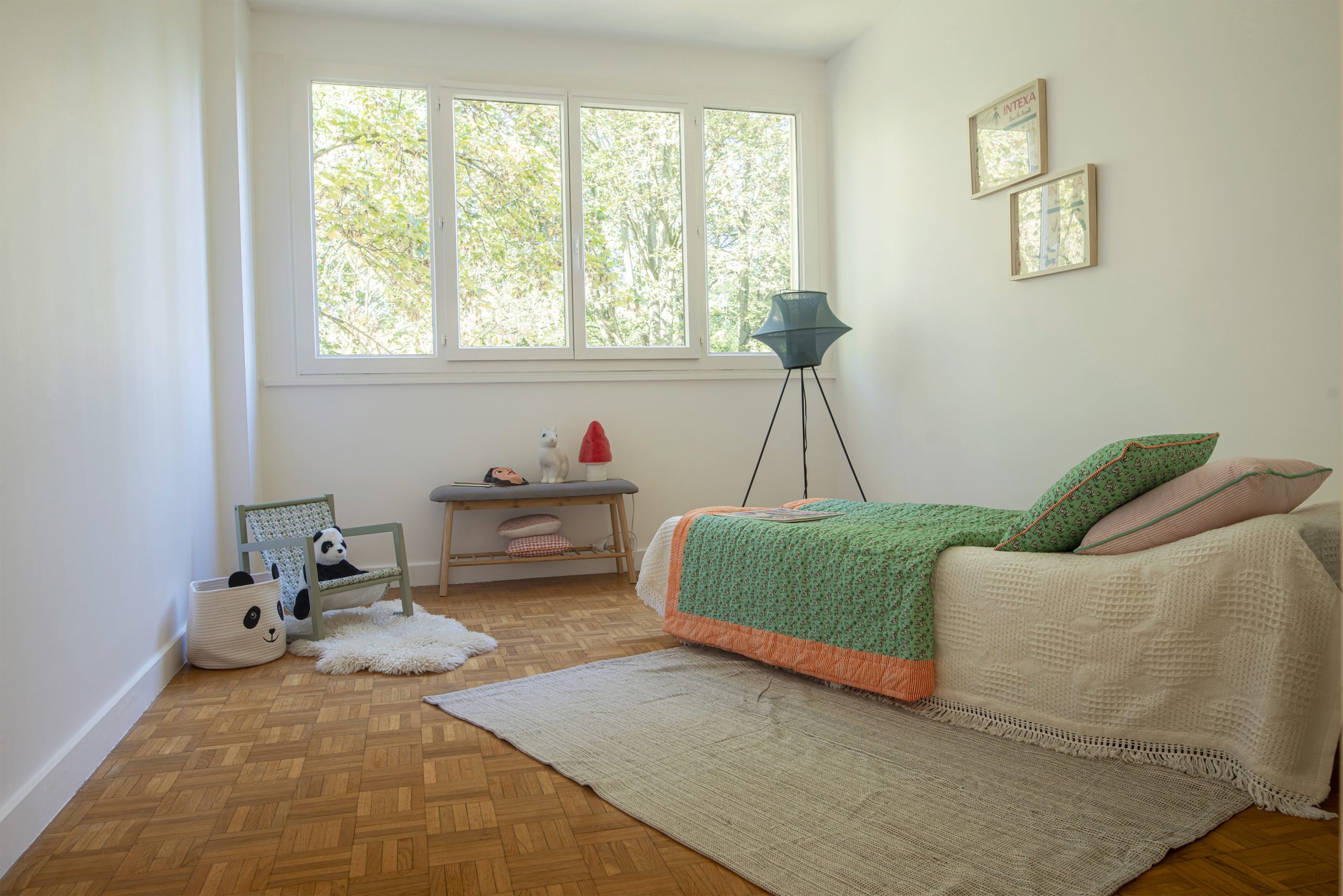 Chambre 4 St Cloud après réseau HOMESTAGING DECO FRANCE