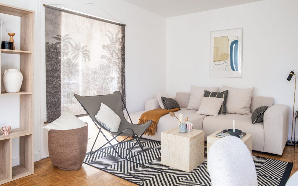 Salon 2 St Cloud après réseau HOMESTAGING DECO FRANCE